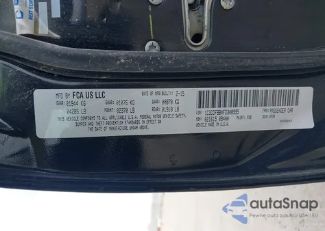 2015 Dodge Dart Sxt из США, поврежденный, VIN 1C3CDFBBXFD308995